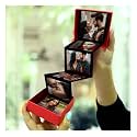 exciting Lives Personalised Photo Popup Gift Box, Custom Picture Surprise Box for Birthday Anniversary, Gift for Boyfriend Girlfriend Husband Wife, Memory Gift Box with Photos