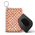 Cast Iron Scrubber - 316 Stainless Chainmail Sponge, Orange