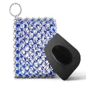 Cast Iron Scrubber - 316 Stainless Chainmail Sponge, Blue
