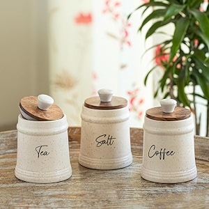 ExclusiveLane Daily Rituals Airtight Ceramic Jars For