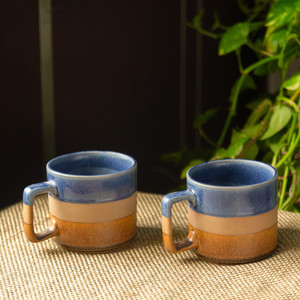 ExclusiveLane Pack of 2 Ceramic Hand Glazed