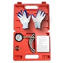 Exhaust Back Pressure Tester Kit, Car Exhaust Back Pressure Gauge Tool Set