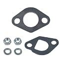 Exhaust Flange Plate & Gasket Generator for Predator 212cc GX160 Harbor Freight Go Kart Mini Bike