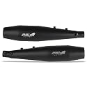 Exhaust for Interceptor 650 & Continental GT 650 | +2 BHP Power Boost, Deep Bass Sound, Lightweight Twin Silencer, Easy Fit (Brushed)