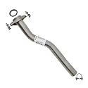 Exhaust Intermediate Pipe Compatible for 1998-2000 Ford Ranger 3.0L and 4.0L | Stainless Steel | Northeastern Exhaust | Includes Clamp, Gasket, Spring Bolts | Direct-Fit | Automotive Replacement Part