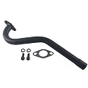 Exhaust Pipe For Coleman CT100U Predator 79cc 98cc 3HP Mini bike Black
