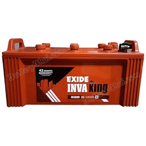 exide inva king battery 150 ah red