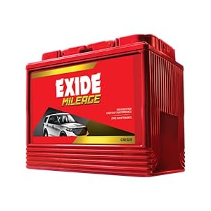 exide mileage 40ah fml8-ml40lbh car battery 60 months warranty 30 foc and 30 pro-rata