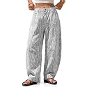 EXLURA Barrel Jeans Women Y2K Boyfriend Denim Pants Casual Baggy Jeans