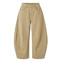 EXLURA Barrel Jeans Women Y2K Boyfriend Denim Pants Casual Baggy Jeans