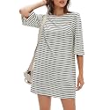 EXLURA Women39s Summer T Shirt Dress Casual