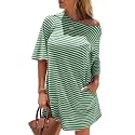 EXLURA Women39s Summer T Shirt Dress Casual