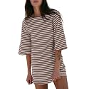 EXLURA Women39s Summer T Shirt Dress Casual