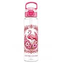 Exotic Charm Flamingo Printed Water Bottle 1