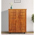 Shoe Rack with 4 Cabinet Made with Engineered Wood (Mango Wood, Matte Finish)