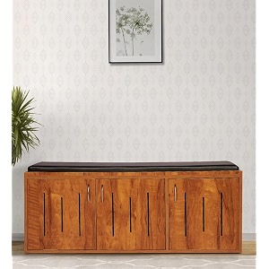 shoe rack bench with seat and backrest for living room bedroom entryway hallway