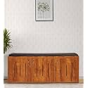 Shoe Rack Bench with Seat and Backrest for Living Room, Bedroom, Entryway, Hallway