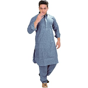 Exotic India Mens Cotton Kurta Pyjama