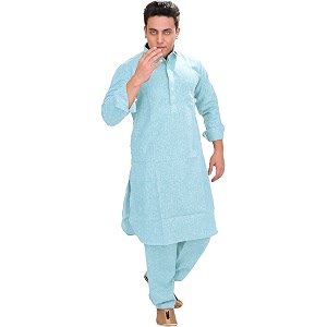 Exotic India Mens Cotton Kurta Pyjama