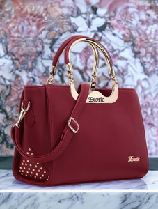 exotic women maroon sling bag