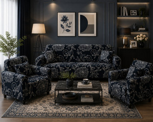 EXOTICE Cotton 311 Seater Sofa Floral Cover