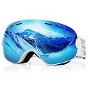 EXP VISION Snowboard Ski Goggles Men Women Youth, Anti Fog OTG Winter Snow Goggles Spherical Detachable Lens