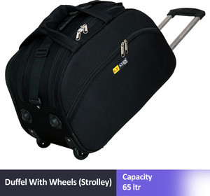 tahafashion expandable 65ltr hand duffel bag -trolley travel bags tourist bags suitcase luggage bag duffel with wheels strolley
