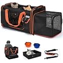 Expandable Extra Large Cat Carrier for 2 Cats with Litter Box for Kitten, Large Cat Small Dog Pet - Collapsible Double Cat Large Pet Carrier for Car Travel Outdoor Camping