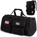 Expandable Gym Bag for Men,Tactical Large 3-in-1 Travel Duffle Backpack Bag