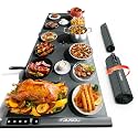 Expandable Warming Mat for Food – iTRUSOU 42"x16" Extra Large Electric Warming Tray with 7 Temp Settings, Switchable ℃/℉, 99H Timer, Child Lock – 2 Panels Custom Sizes for Energy Efficiency