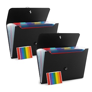 expanding file folder file organizer 13 pockets file organizer accordion filing folder expandable file folder for documents aesthetic paper organizer folder for work school home office 2black