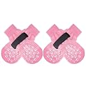 EXPAWLORER Anti Slip Dog Socks to Prevent Licking Paws, Dog Shoes for Hot Pavement, Dog Booties for Small Medium Large Senior Dogs, Traction Control Boots &amp; Paw Protectors for Hardwood Floors