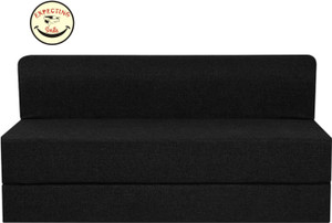 expecting smile 4 seater 66 size jute fabric washable cover sofa bed 4 seater double fold bed 4 seater double foam fold out sofa cum bed