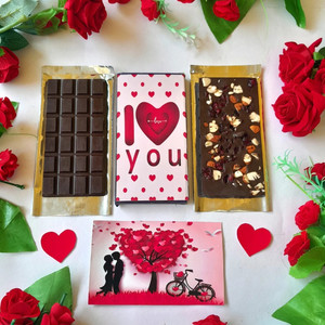 expelite i love you chocolate gift bar box for boyfriend - 100 gm i love you chocolate gift bar box for girlfriend bar gift pack 100 g