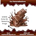 Expelite Personalised Thank You Gift, 18 Pieces Chocolate Box With Thank You Greeting Card, Dry Fruits Almond, Cranberry, Paan, Butterscotch Flavour Chocolate Gift Pack, 400 Gram