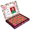 Expelite Personalized Beautiful Smile Chocolates and Flower Gift Box for Girlfriend - 24 pc Chocolate Gift Box for Loved One .