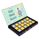 Expelite Personalized Get Well Soon Chocolates &amp; Flower Gifts For Boyfriend-18 Pc, 400 Gram