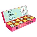 Expelite Personalized Get Well Soon Chocolates and Flower Gifts for Him -12 pc Get Well Soon Gift for Best Friend