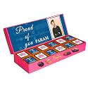Expelite Personalized Proud of You Chocolates and Flower Gifts Online -12 pc You Make Us Feel Proud Gift Box