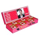 Expelite Personalized You Are Amazing Chocolates With Flowers Gift Online - 12 Pc You Are Awesome Chocolate Gift Box, 280 Gram