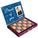 Expelite Personalized You Make Us Feel Proud Chocolates and Flower Gift for Him -24 pc Proud of You Chocolates and Flower Gifts Online