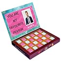 Expelite Personalized You are My Favourite Person Chocolates and Flower Gift Box for Him - 24 pc Gift Box for Someone Special