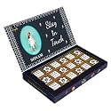 Expelite Stay in Touch Chocolates and Flowers Gift for Her - 18 pc Be in Touch Chocolate Gift Box for Friends