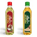 Experience the Natural Goodness of Precious Cold Pressed Coconut Oil and Pure and Wholesome Precious Cold Pressed Sesame Oil - Chemical-Free | 0% Transfat | Fitness Enthusiasts, and Health-conscious Individuals | 500 ML Each