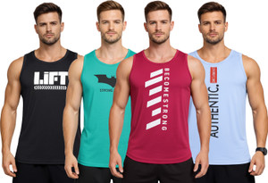 expert choice printed men round neck multicolor t-shirt
