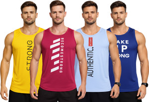 expert choice printed men round neck multicolor t-shirt