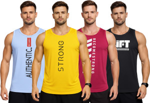 expert choice printed men round neck multicolor t-shirt