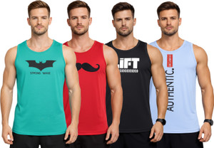 expert choice printed men round neck multicolor t-shirt
