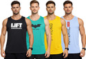 Expert Choice Printed Men Round Neck Multicolor T-Shirt