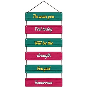 EXPLEASIA Decorative Wall Hanging Wooden Art Decoration